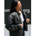 Dua Lipa Goodwood Festival Leather Jacket Dua Lipa Goodwood Festival Leather Jacket